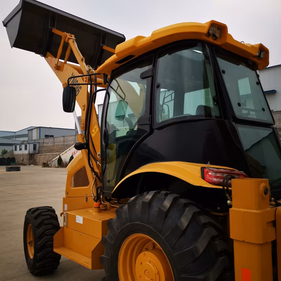 Yn886 Wz30-25 Wheel Backhoe Loader 2.5 Ton 4X4 Backhoe Wheel Small Excavator Backhoe Loader