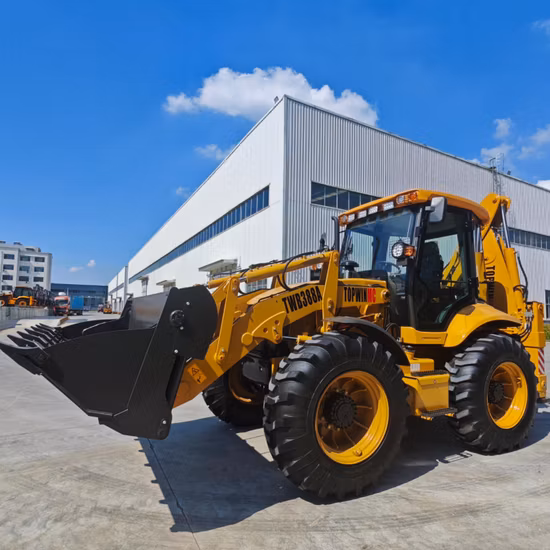 China Manufacturer 4X4 Small Mini Excavator Backhoe Loader for Sale
